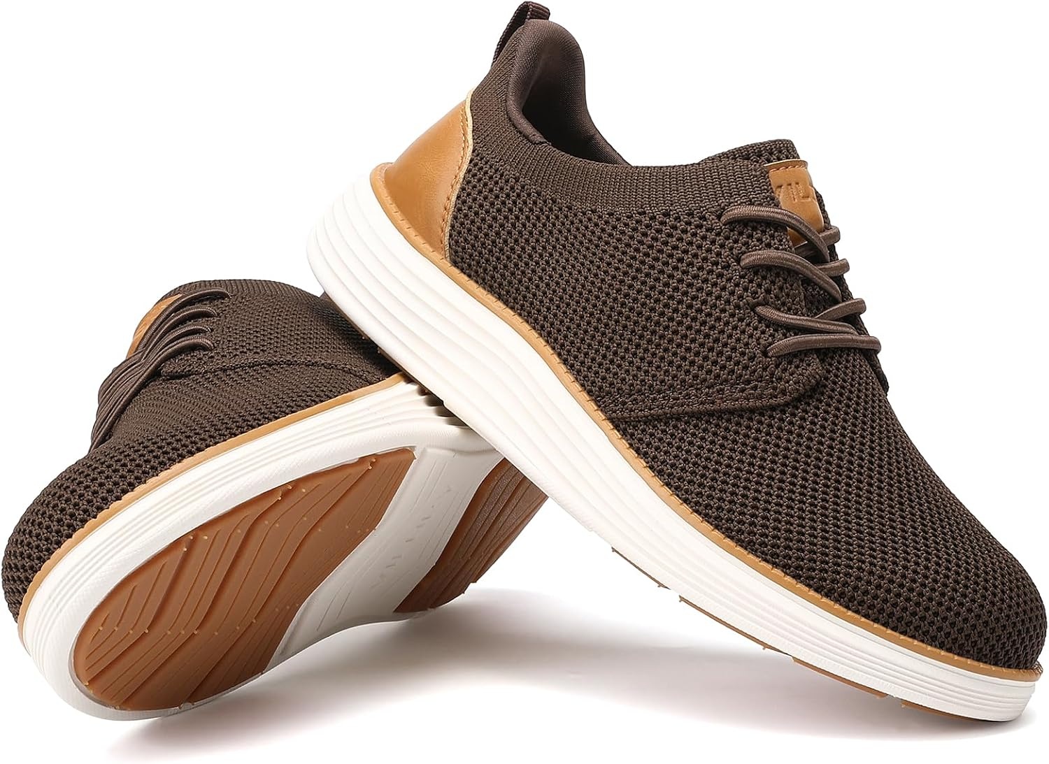 image:imageVILOCY Boys Slip On Casual Dress Sneaker Hands Free Fashion Shoes Comfortable Oxfords Mesh Tennis Breathable School Uniform Formal Church ShoesLittle KidBig KidBrown