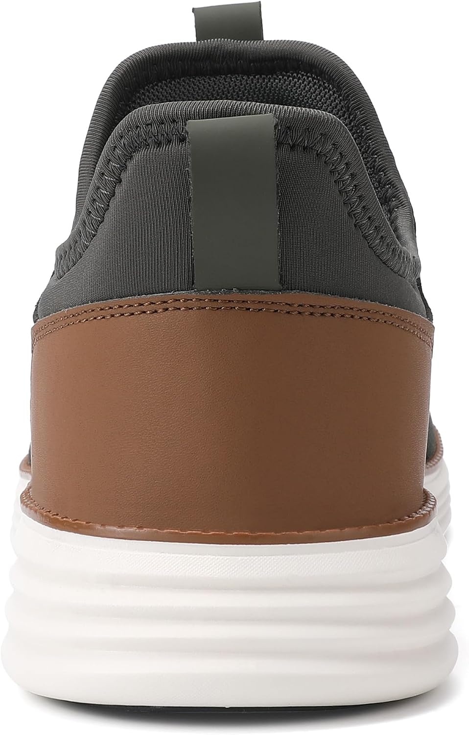 image:imageVILOCY Mens Slip On Casual Dress Shoes Hands Free Fashion Sneakers Mesh Tennis Walking Work Shoes Comfortable Breathable Lightweight Non SlipArmy Green