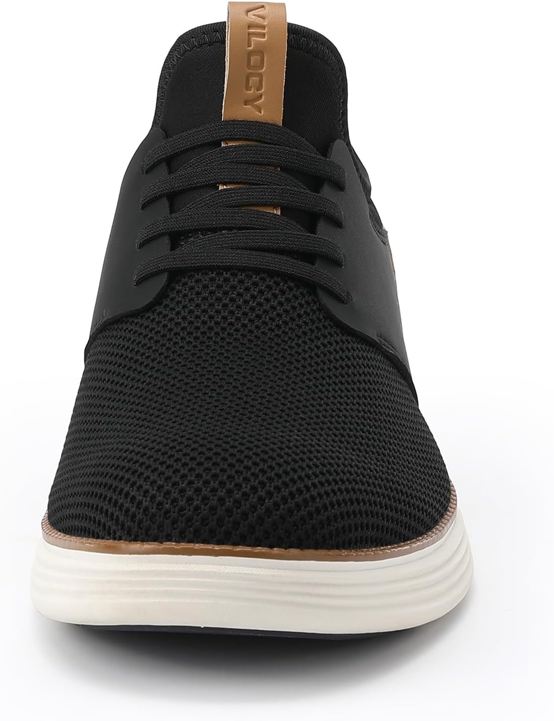 image:imageVILOCY Mens Slip On Casual Dress Shoes Hands Free Fashion Sneakers Mesh Tennis Walking Work Shoes Comfortable Breathable Lightweight Non SlipBlack