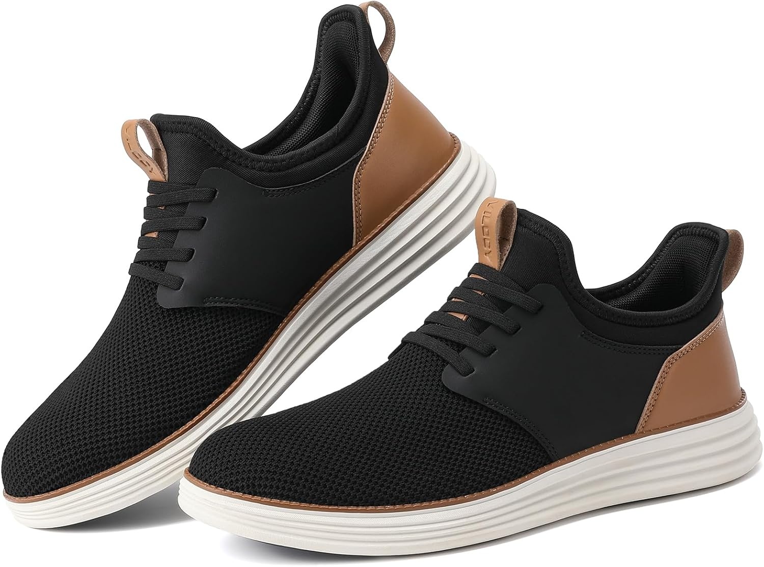 image:imageVILOCY Mens Slip On Casual Dress Shoes Hands Free Fashion Sneakers Mesh Tennis Walking Work Shoes Comfortable Breathable Lightweight Non SlipBlack