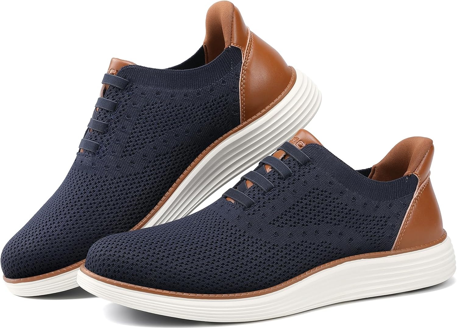 image:imageVILOCY Mens Slip on Casual Dress Tennis Walking Shoes Ease in Laceless Fashion Sneakers Breeze Business OxfordsNavy