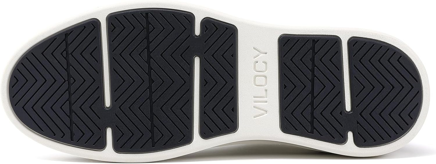 image:imageVILOCY Mens Slip on Casual Dress Tennis Walking Shoes Ease in Laceless Fashion Sneakers Breeze Business OxfordsNavy