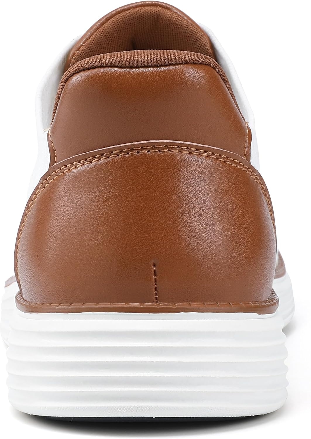 image:imageVILOCY Mens Slip on Casual Dress Tennis Walking Shoes Ease in Laceless Fashion Sneakers Breeze Business OxfordsWhite