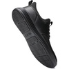 VILOCY Mens Slip On Casual Dress Shoes Hands Free Fashion Sneakers Mesh Tennis Walking Work Shoes Comfortable Breathable Lightweight Non Slip(All Black)