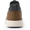 VILOCY Mens Slip On Casual Dress Shoes Hands Free Fashion Sneakers Mesh Tennis Walking Work Shoes Comfortable Breathable Lightweight Non Slip(Brown)