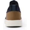 VILOCY Mens Slip On Casual Dress Shoes Hands Free Fashion Sneakers Mesh Tennis Walking Work Shoes Comfortable Breathable Lightweight Non Slip(Dark Blue)