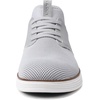 VILOCY Mens Slip On Casual Dress Shoes Hands Free Fashion Sneakers Mesh Tennis Walking Work Shoes Comfortable Breathable Lightweight Non Slip(Light Grey)