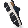 VILOCY Mens Slip On Casual Dress Shoes Hands Free Fashion Sneakers Mesh Tennis Walking Work Shoes Comfortable Breathable Lightweight Non Slip(Navy)