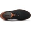 VILOCY Men’s Slip on Casual Dress Tennis Walking Shoes Ease in Laceless Fashion Sneakers Breeze Business Oxfords(Black)