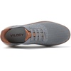 VILOCY Men’s Slip on Casual Dress Tennis Walking Shoes Ease in Laceless Fashion Sneakers Breeze Business Oxfords(Grey)