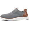 VILOCY Men’s Slip on Casual Dress Tennis Walking Shoes Ease in Laceless Fashion Sneakers Breeze Business Oxfords(Grey)