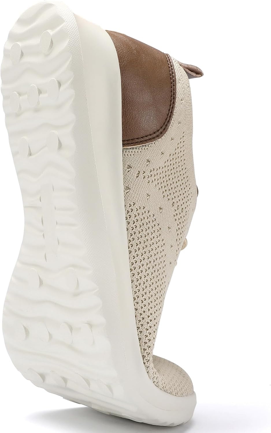 image:imageVILOCY Mens Fashion Dress Sneakers Casual Walking Shoes Business Oxfords Comfortable Breathable Lightweight Tennis02beige