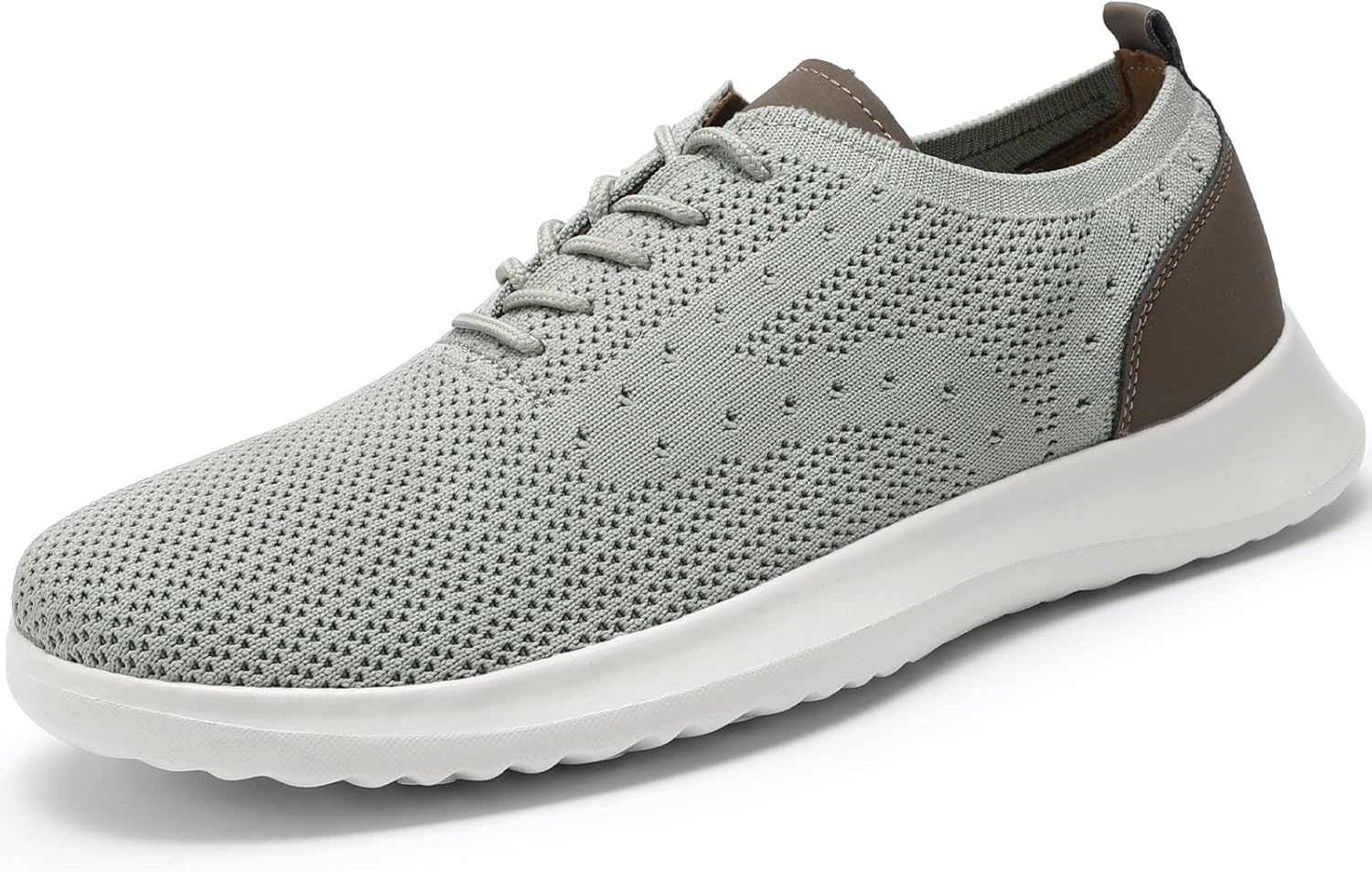 image:imageVILOCY Mens Fashion Dress Sneakers Casual Walking Shoes Business Oxfords Comfortable Breathable Lightweight Tennis02light Grey