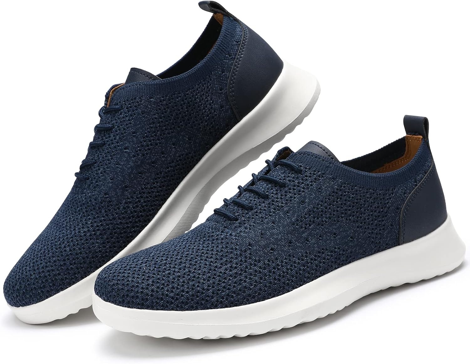 image:imageVILOCY Mens Fashion Dress Sneakers Casual Walking Shoes Business Oxfords Comfortable Breathable Lightweight Tennis02mix Blue