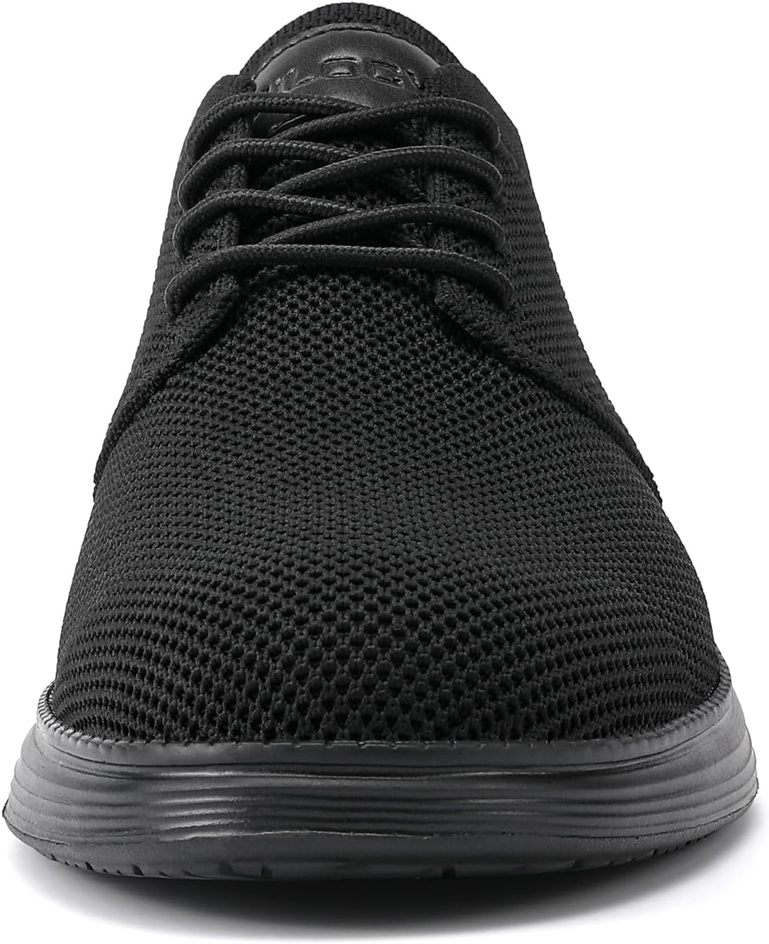 image:imageVILOCY Mens Fashion Dress Sneakers Casual Walking Shoes Business Oxfords Comfortable Breathable Lightweight TennisAll Black