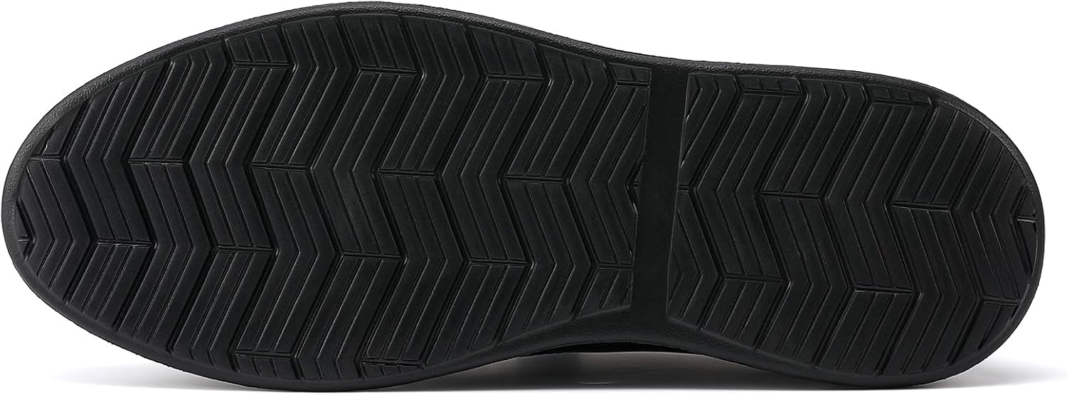 image:imageVILOCY Mens Fashion Dress Sneakers Casual Walking Shoes Business Oxfords Comfortable Breathable Lightweight TennisAll Black