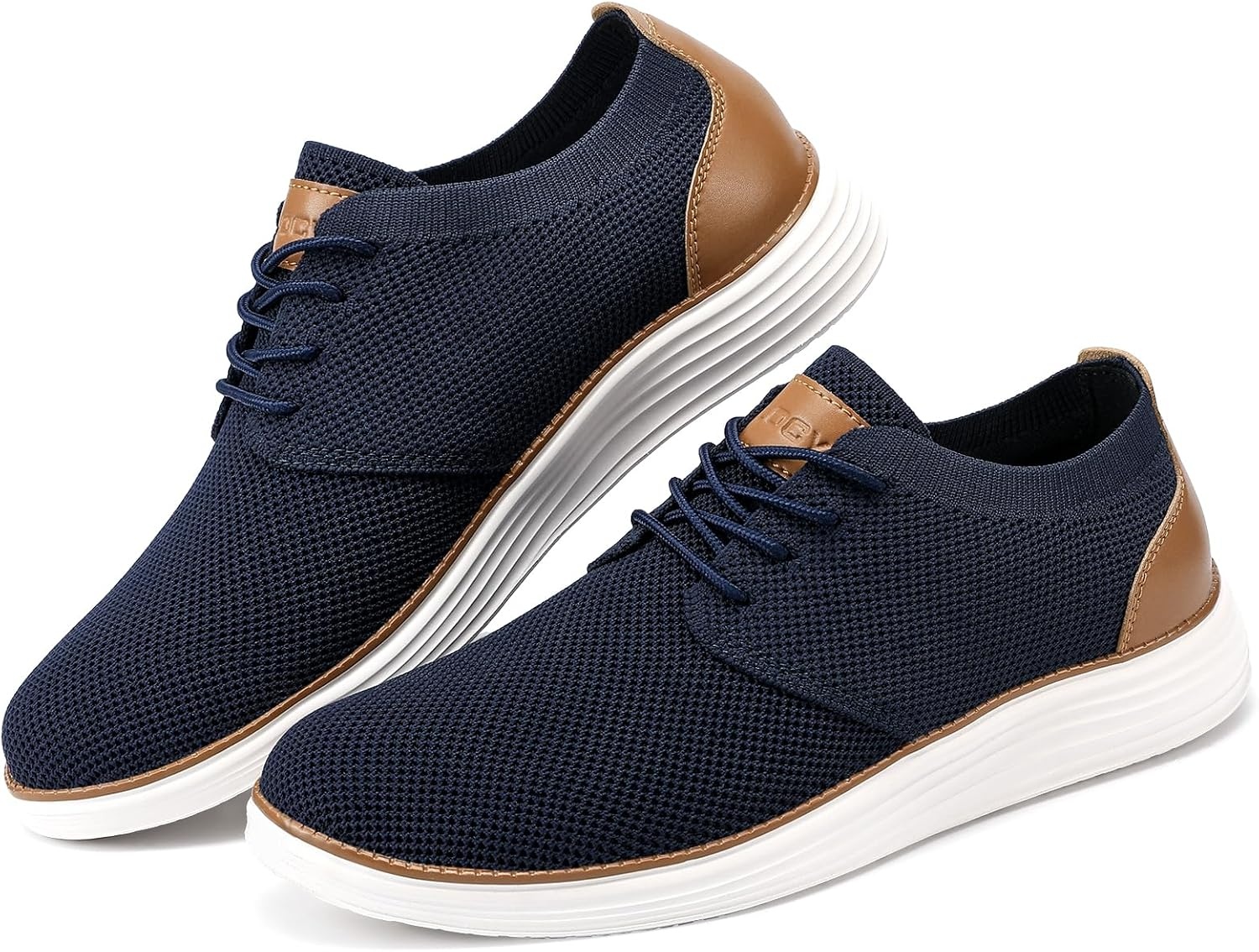 image:imageVILOCY Mens Fashion Dress Sneakers Casual Walking Shoes Business Oxfords Comfortable Breathable Lightweight TennisNavy