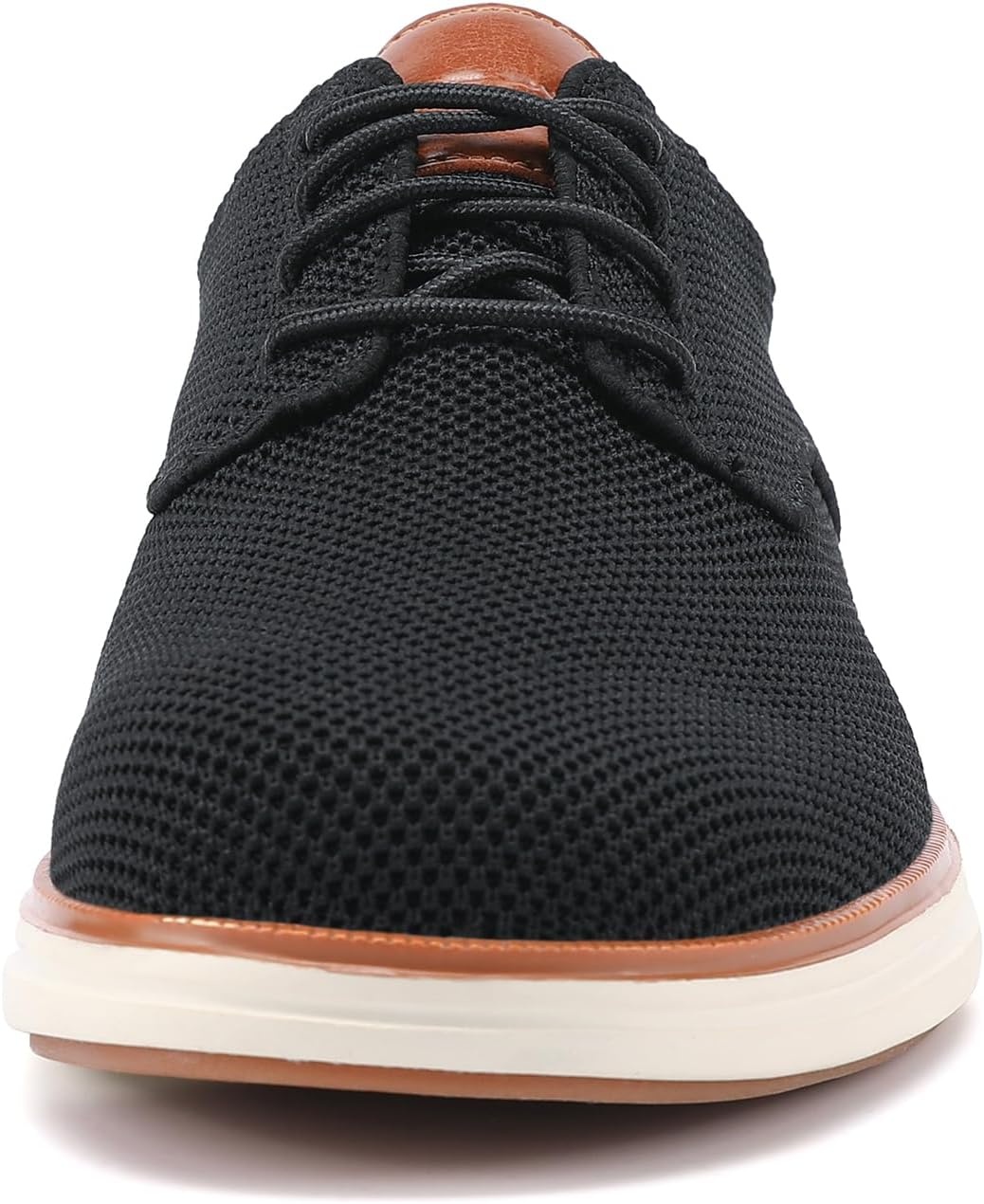 image:imageVILOCY Mens Wide Casual Dress Oxfords Business Shoes Fashion Sneakers Mesh Breathable Comfortable Walking ShoesBlack