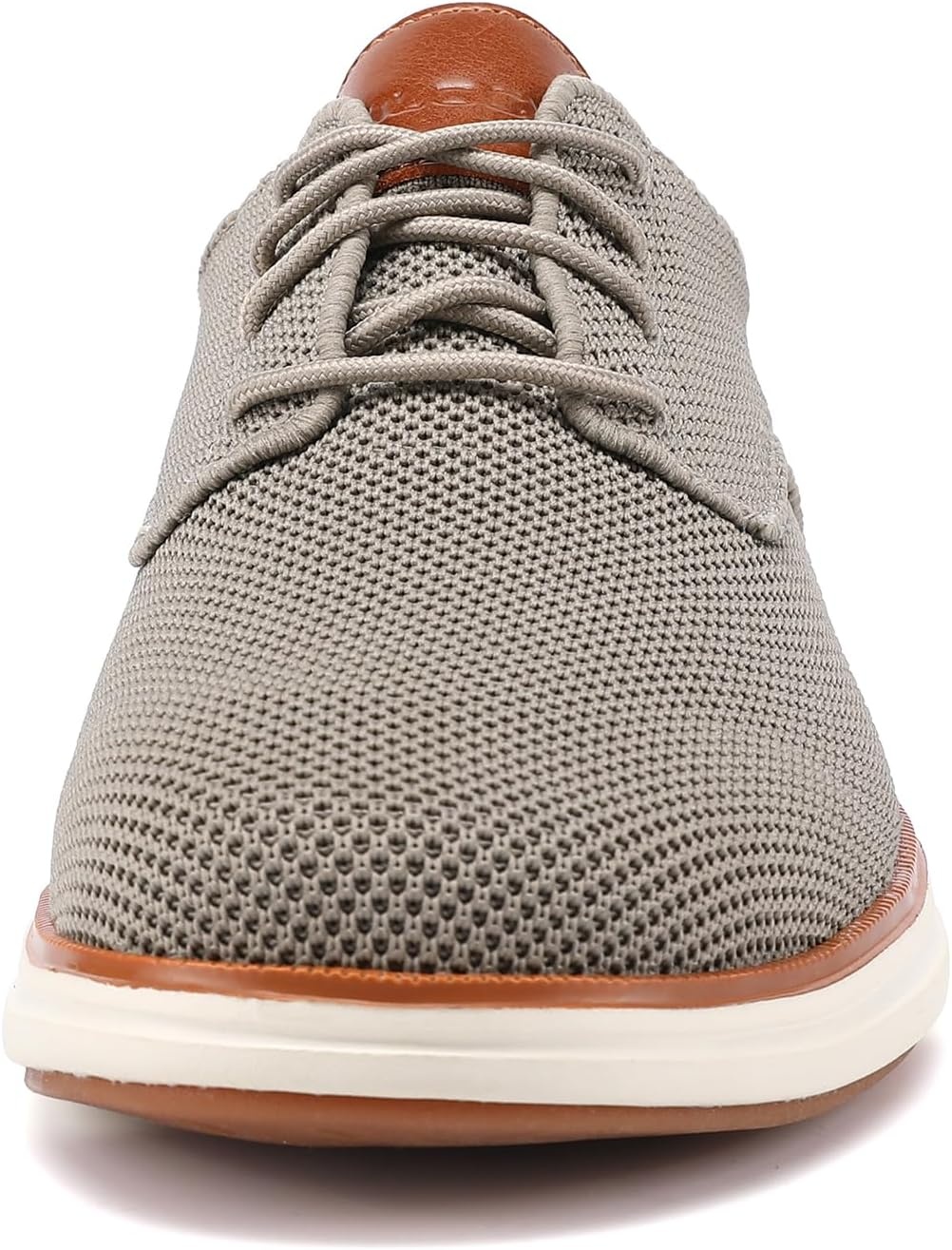 image:imageVILOCY Mens Wide Casual Dress Oxfords Business Shoes Fashion Sneakers Mesh Breathable Comfortable Walking ShoesKhaki