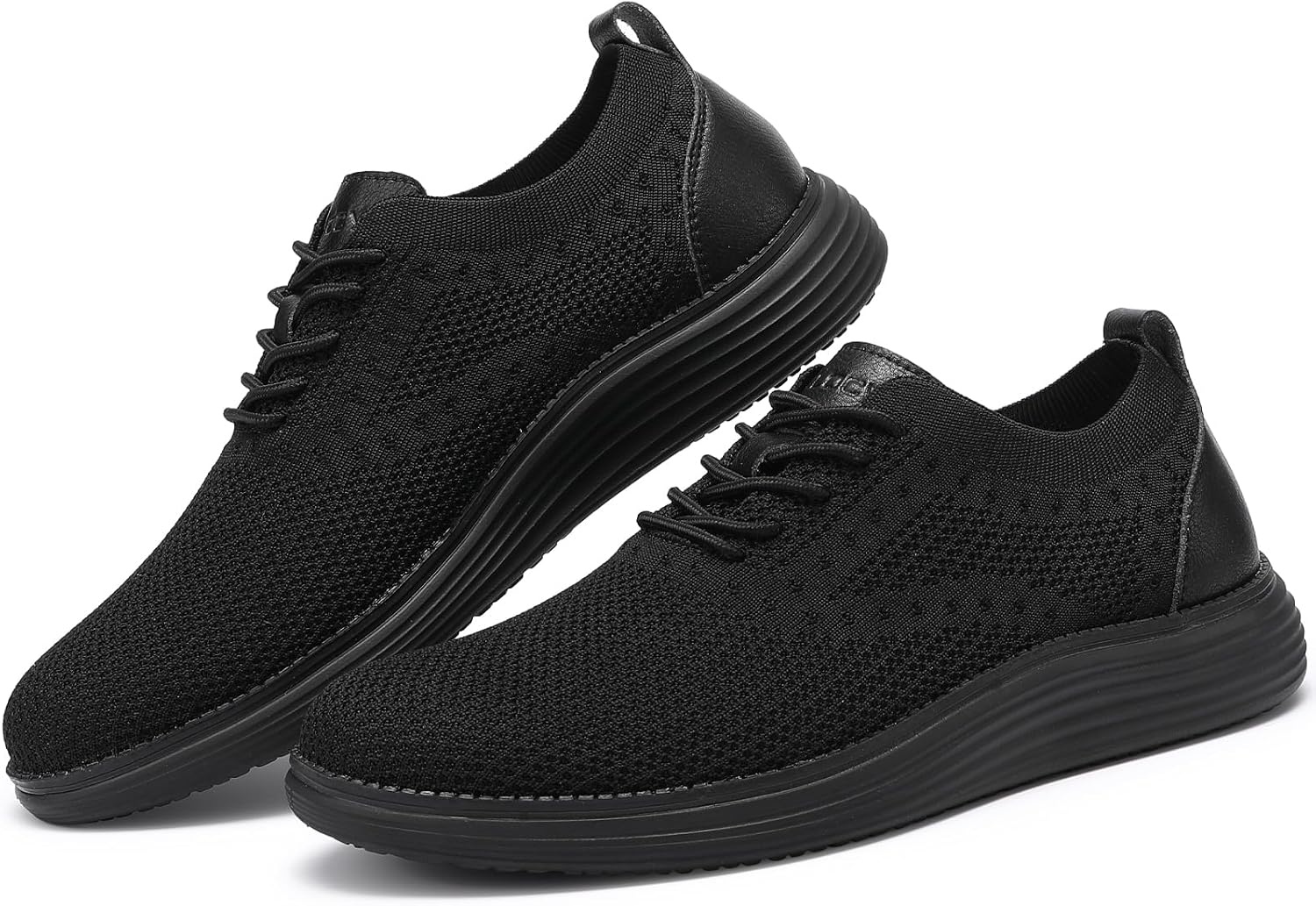 image:imageVILOCY Mens Casual Dress Sneakers Tennis Walking ShoesAll Black