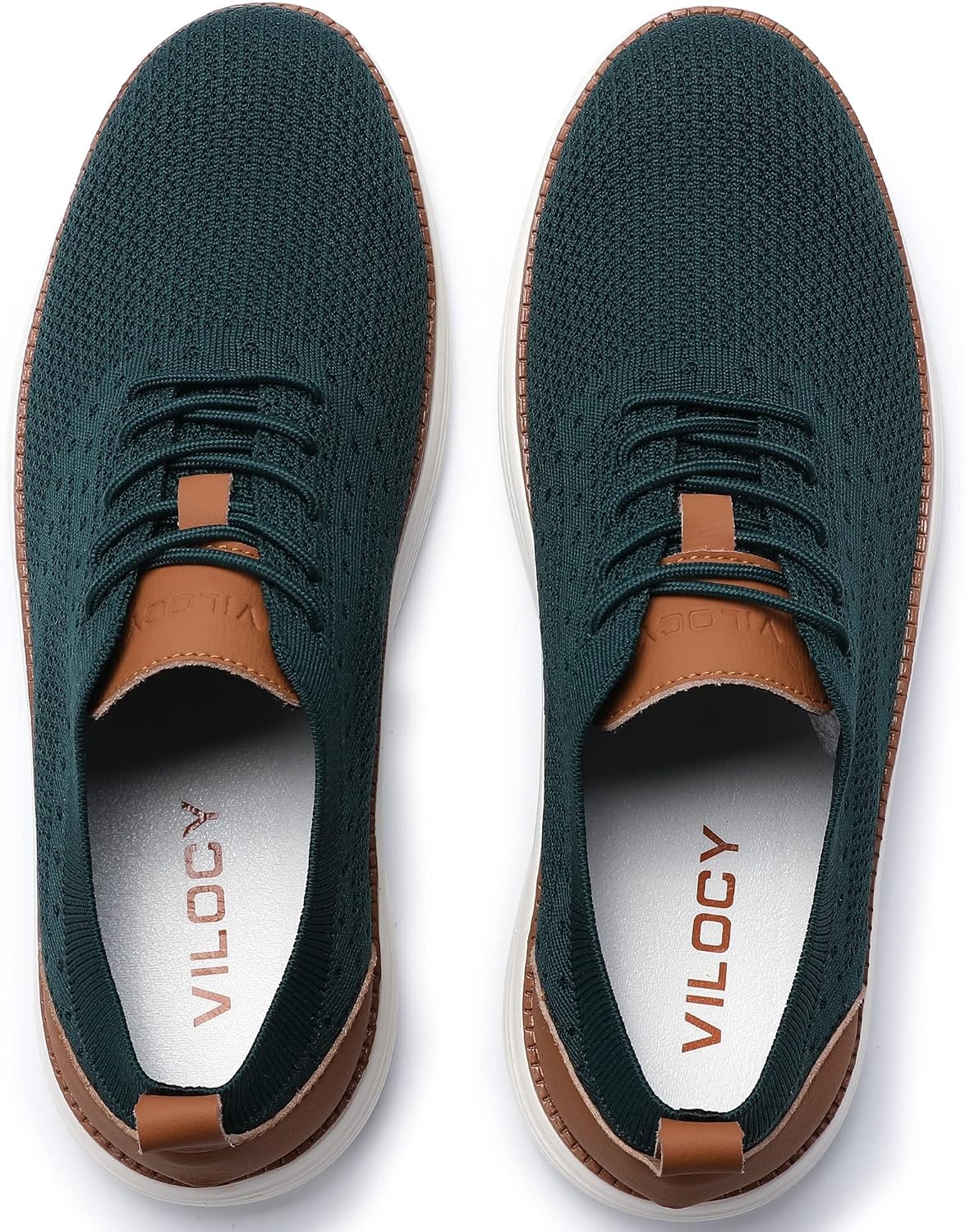 image:imageVILOCY Mens Casual Dress Sneakers Tennis Walking ShoesGreen