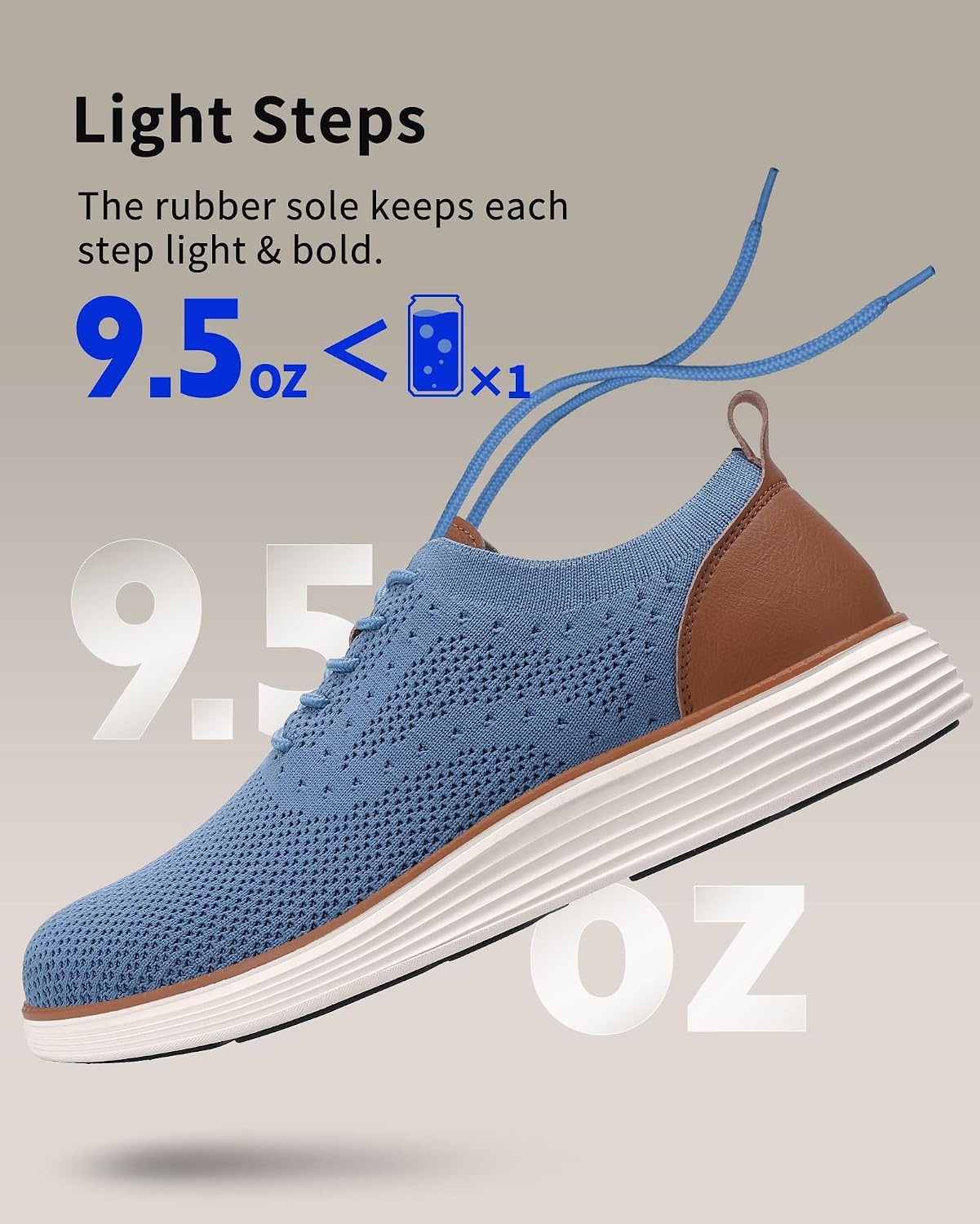 image:imageVILOCY Mens Casual Dress Sneakers Tennis Walking ShoesLight Blue