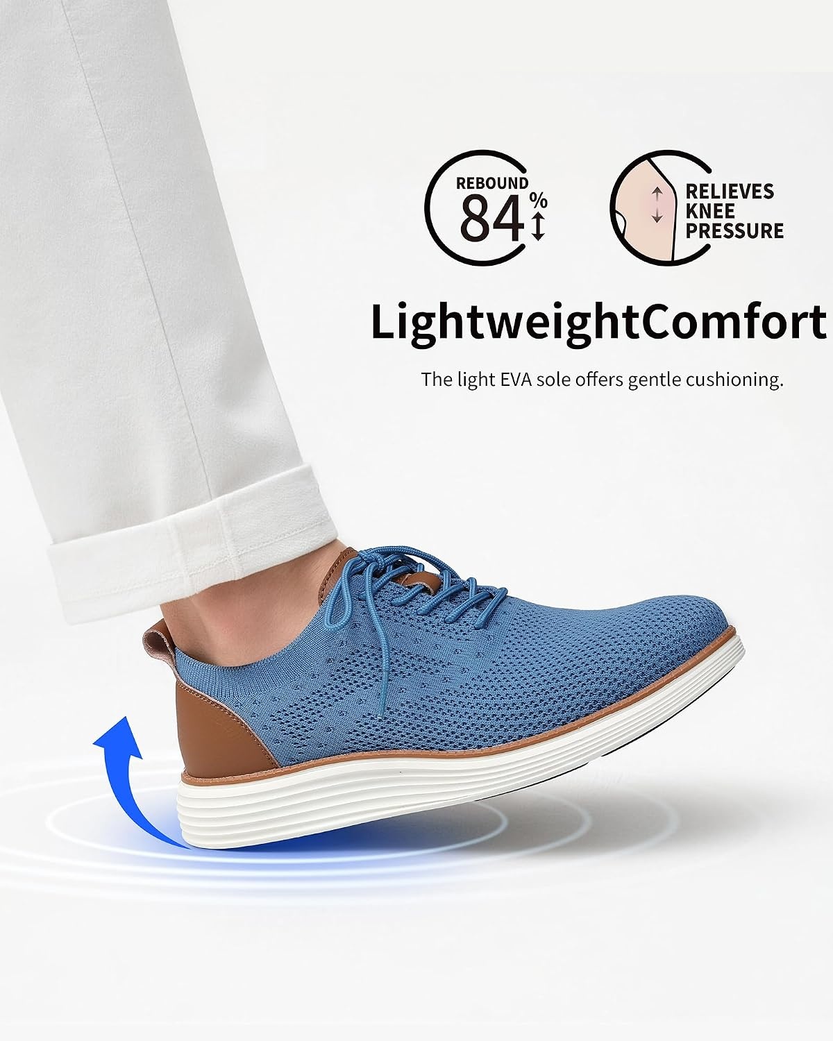 image:imageVILOCY Mens Casual Dress Sneakers Tennis Walking ShoesLight Blue
