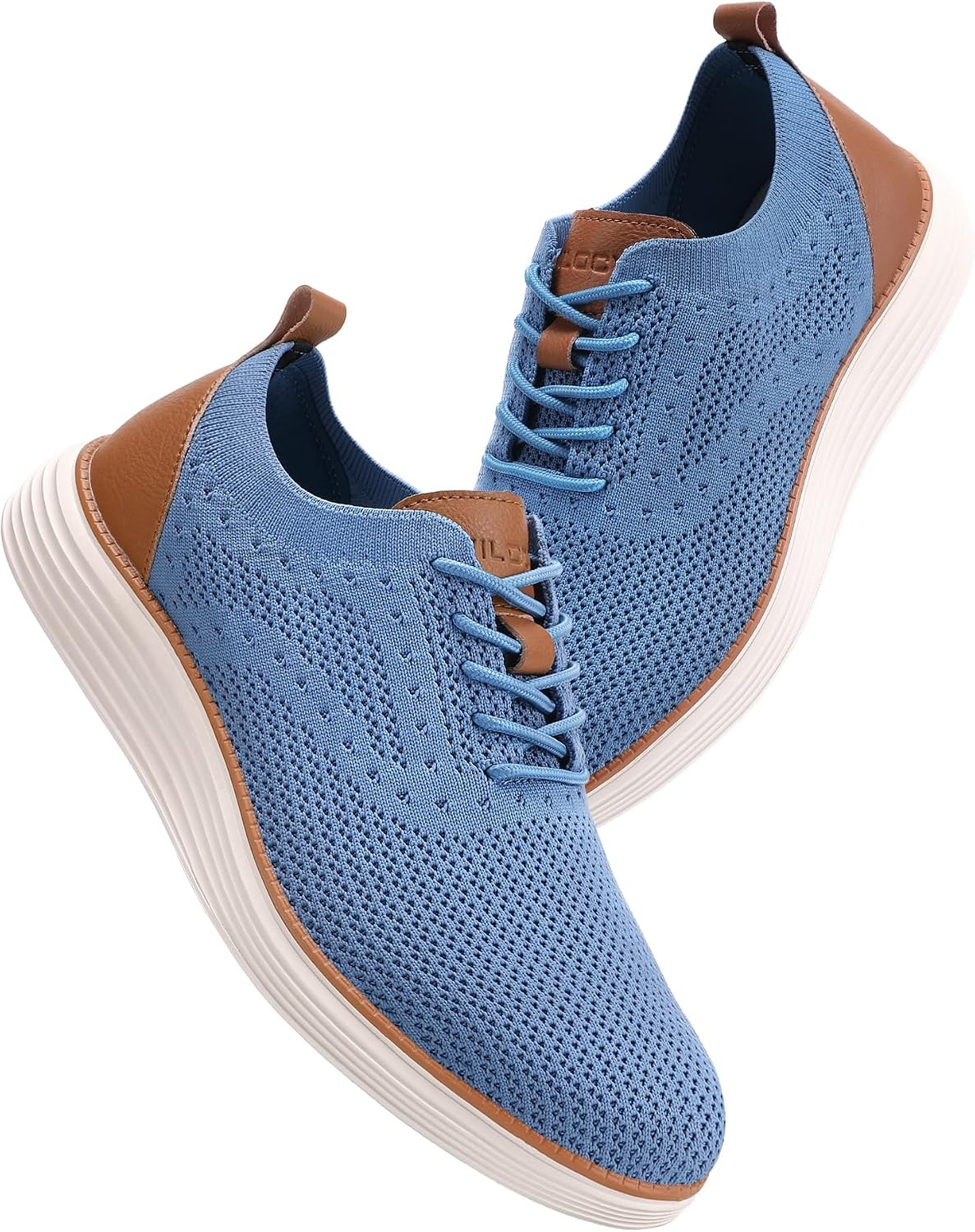 image:imageVILOCY Mens Casual Dress Sneakers Tennis Walking ShoesLight Blue