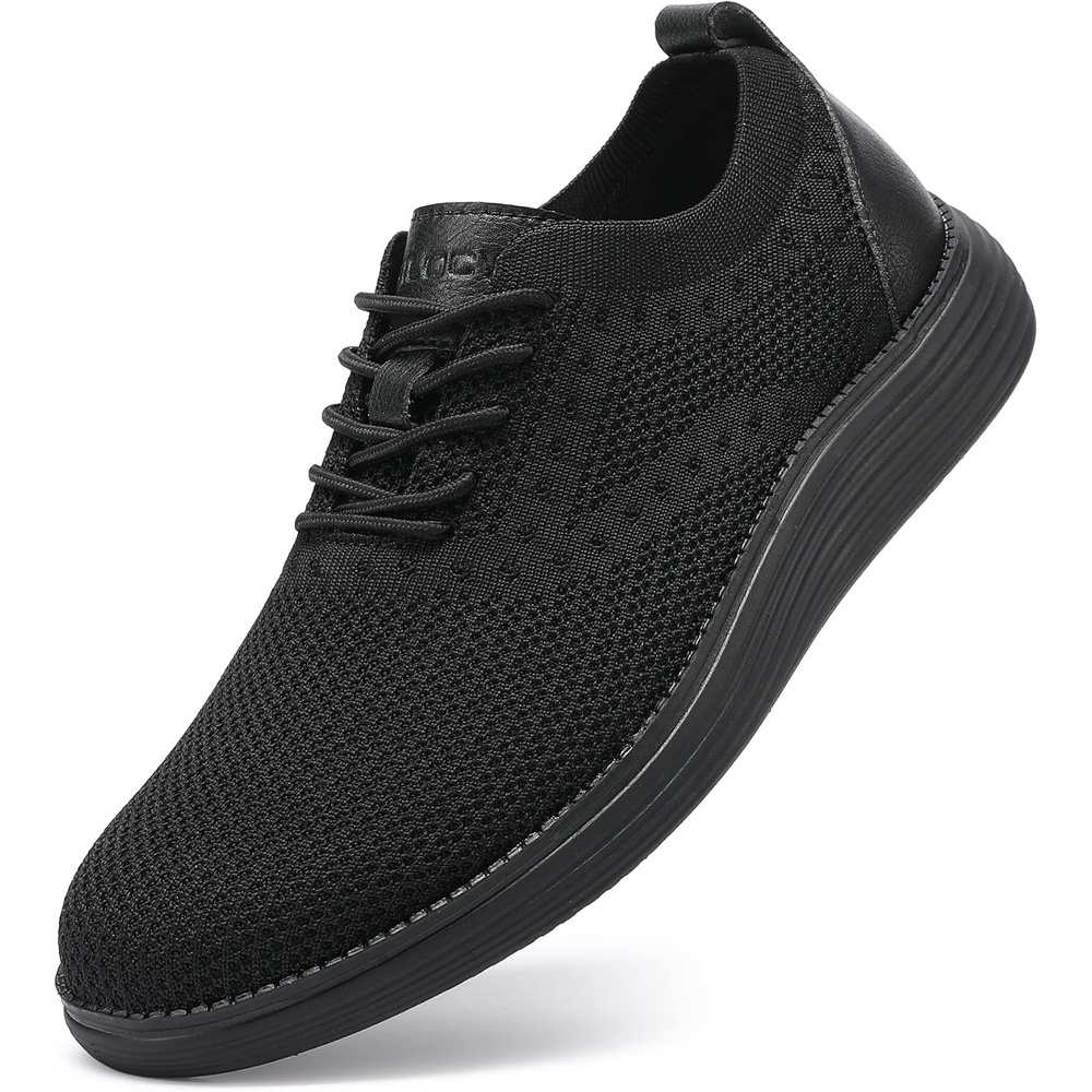image:imageVILOCY Mens Casual Dress Sneakers Tennis Walking ShoesAll Black