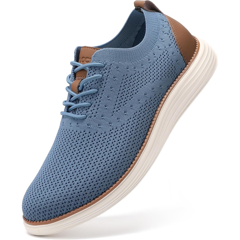 image:imageVILOCY Mens Casual Dress Sneakers Tennis Walking ShoesLight Blue