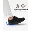 VILOCY Men’s Casual Dress Sneakers Tennis Walking Shoes(All Black)