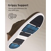 VILOCY Men’s Casual Dress Sneakers Tennis Walking Shoes(Brown)