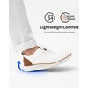 VILOCY Men’s Casual Dress Sneakers Tennis Walking Shoes(White)